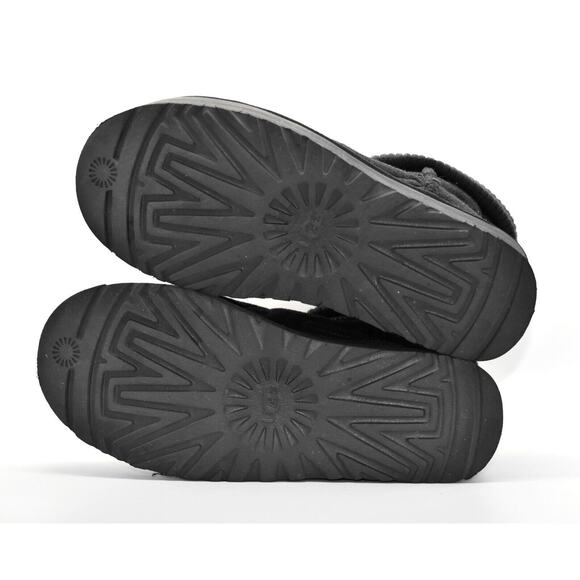 D0 NIB UGG Black Classic Mini Platform Felted Ankle Boot Shoes 1144047 Size US 7 - Picture 7 of 8